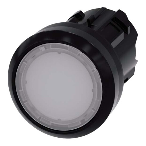 Siemens Dig.Industr. Drucktaster 22mm, rund, weiß 3SU1001-0AB60-0AA0