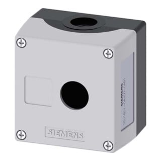 Siemens Dig.Industr. Gehäuse f. Befehlsgeräte 22mm, rund 3SU1801-0AA00-0AB1
