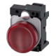 Siemens Dig.Industr. Leuchtmelder rot, Linse, glatt 3SU1102-6AA20-3AA0-1