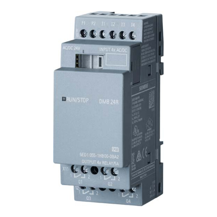 Siemens Dig.Industr. LOGO!8 DM8 24R Module d'extension 4 DE/4 DA 6ED1055-1HB00-0BA2