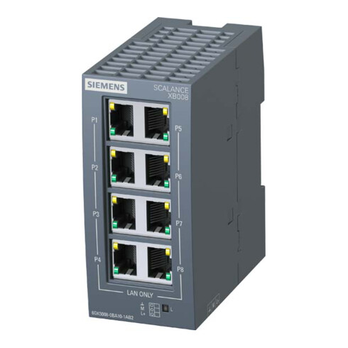 Siemens Dig.Industr. Scalance XB008 IE Switch 6GK5008-0BA10-1AB2
