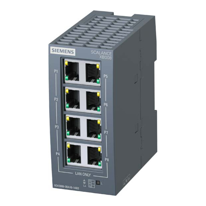 Siemens Dig.Industr. Scalance XB008 IE Switch 6GK5008-0BA10-1AB2