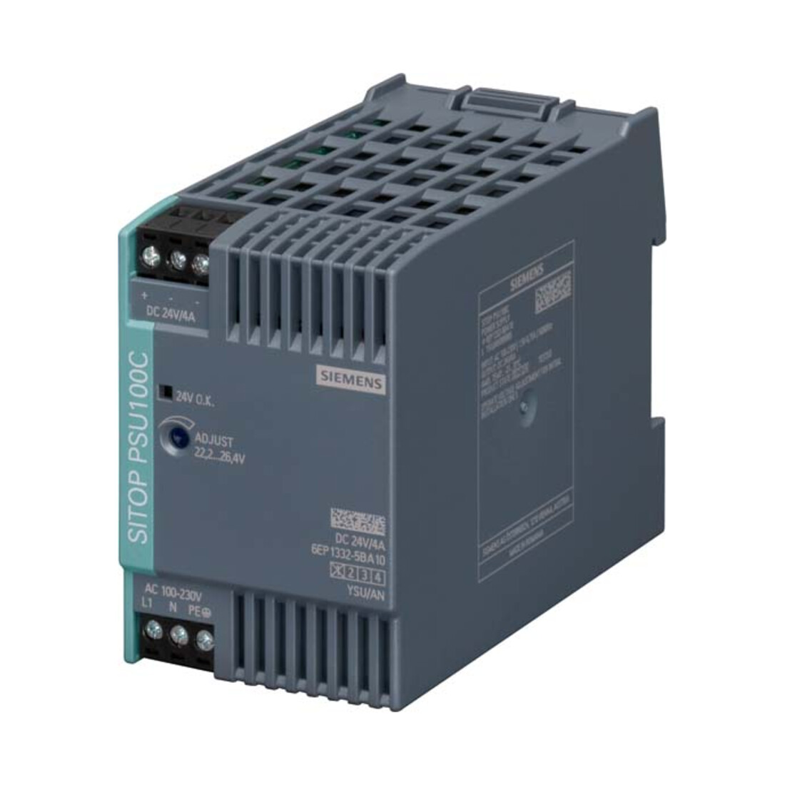 Siemens Dig.Industr. Stromversorgung 1-ph.,24VDC, 4A, IP20 6EP1332-5BA10