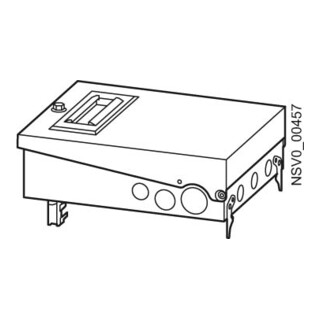 Siemens Indus.Sector Abgangskasten 63A 1x3pol. D02 BD2-AK2X/S18