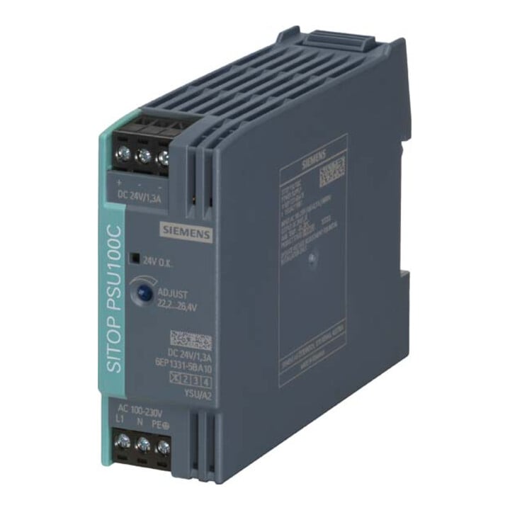 Siemens Indus.Sector Alimentation 1 ph, 24 V CC, 1,3 A, IP20 6EP1331-5BA10