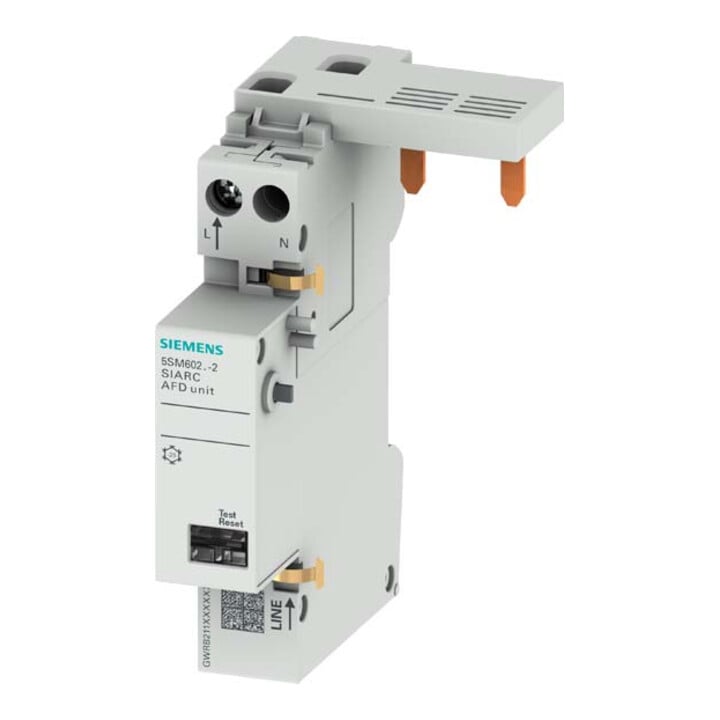 Siemens Indus.Sector Bloc disjoncteur de protection contre incendie AFDD, pour FI/LS, 16A 5SM6021-2
