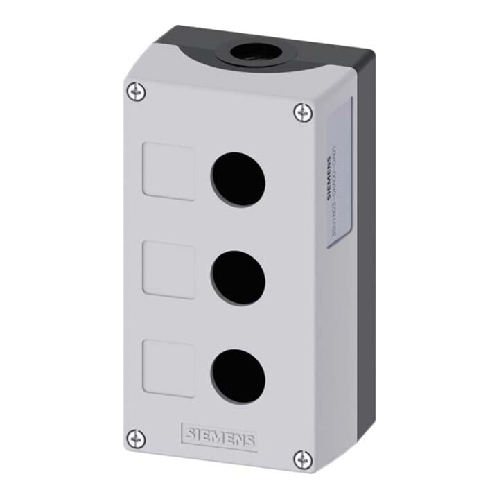 Siemens Indus.Sector Boîtier pour appareils de commande 22 mm, rond 3SU1803-0AA00-0AB1