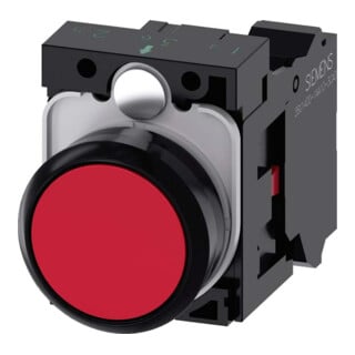 Siemens Indus.Sector Bouton-poussoir, 1NO 3SU1100-0AB20-3CA0
