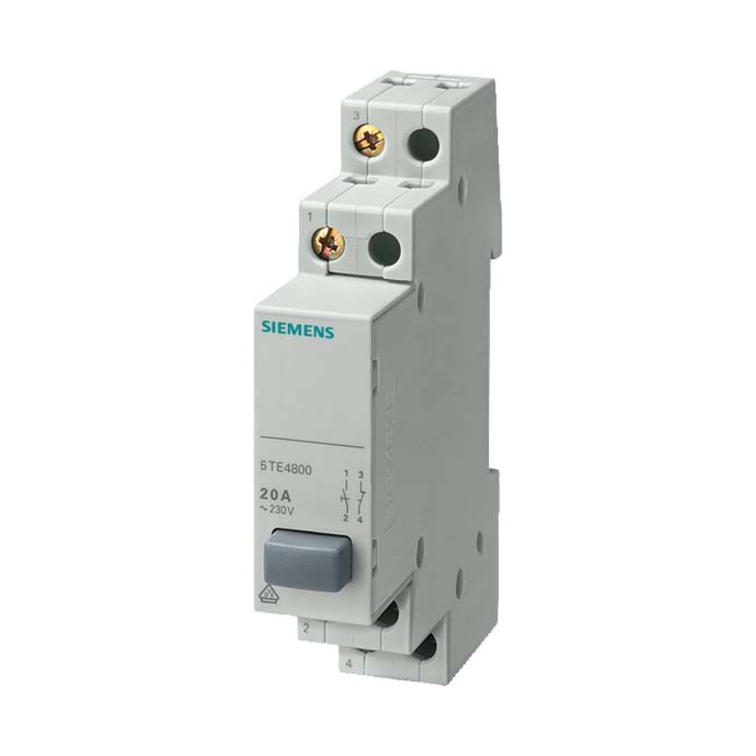 Siemens Indus.Sector Bouton-poussoir 1S/10E 20A, gris 5TE4800
