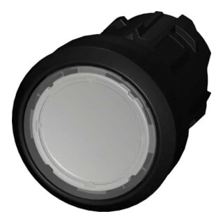 Siemens Indus.Sector Bouton-poussoir 22 mm, rond, clair 3SU1000-0AB70-0AA0