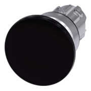 Siemens Indus.Sector Bouton-poussoir champignon 22 mm, rond, noir 3SU1050-1BD10-0AA0-1
