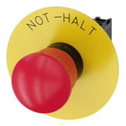 Siemens Indus.Sector Bouton-poussoir champignon d'arrêt d'urgence 22 mm, rouge, 1NF 3SU1100-1HB20-1CH0-1