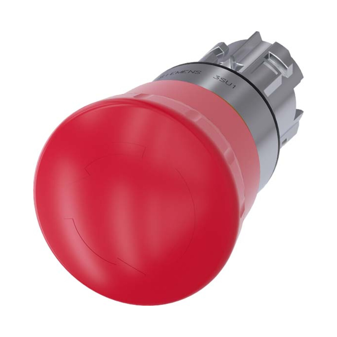 Siemens Indus.Sector Bouton-poussoir mushroom 22 mm, rond, rouge 3SU1050-1HB20-0AA0