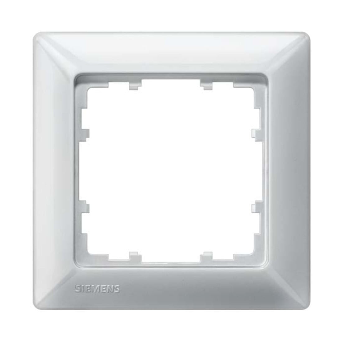 Siemens Indus.Sector Cadre 1 place 80x80 mm alu/avec 5TG2551-3