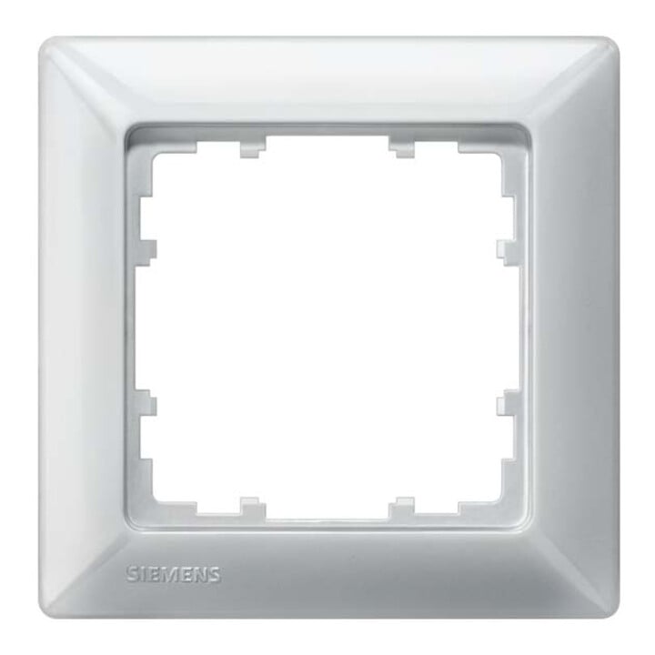 Siemens Indus.Sector Cadre 1 place 80x80 mm alu/avec 5TG2551-3
