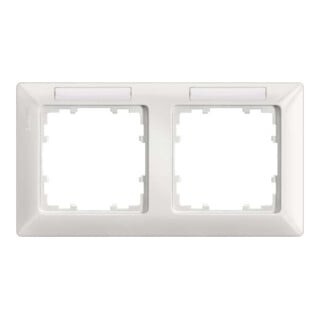 Siemens Indus.Sector Cadre 2-fach 151x80mm ti/ws 5TG2552-1