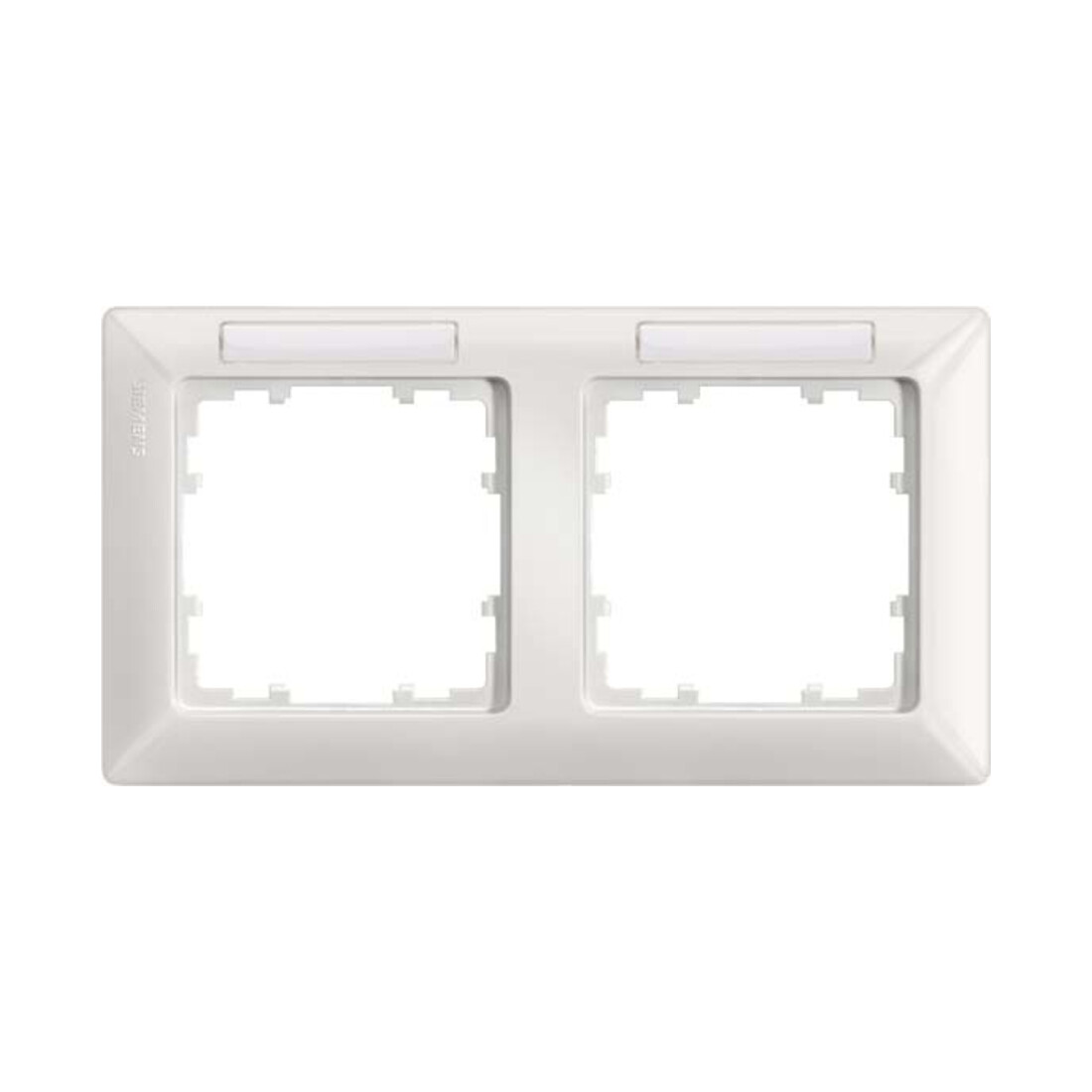 Siemens Indus.Sector Cadre 2-fach 151x80mm ti/ws 5TG2552-1