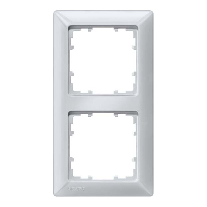 Siemens Indus.Sector Cadre 2 fois 151×80 mm alu/avec 5TG2552-3