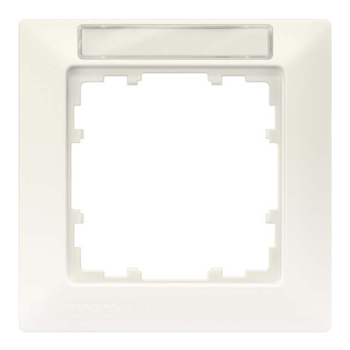 Siemens Indus.Sector Cadre simple 80x80mm ti/bl 5TG2551-1