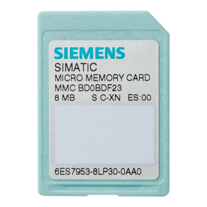 Siemens Indus.Sector Carte mémoire M S7/300/C7 2-MBYTE 6ES7953-8LL31-0AA0