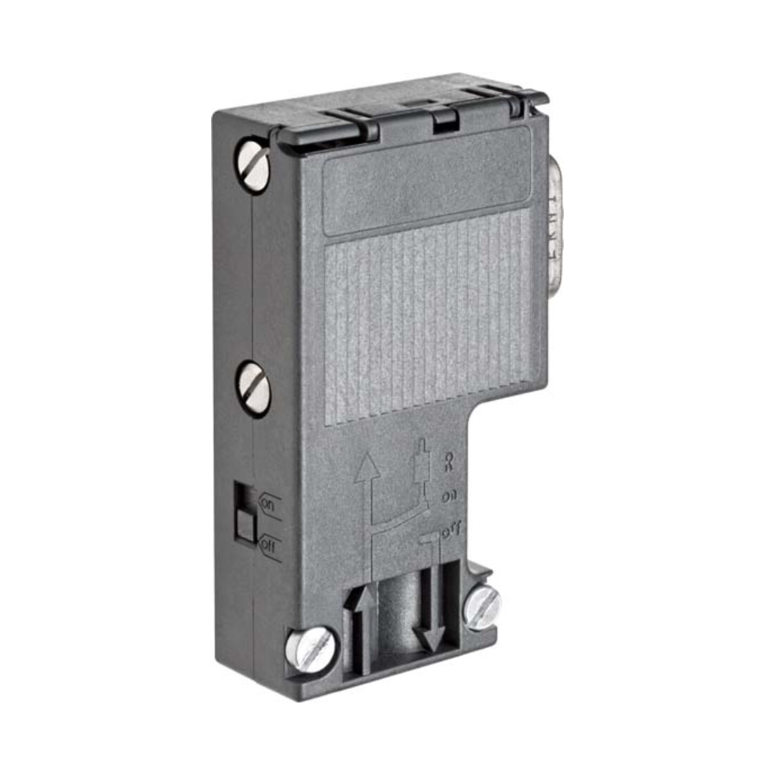 Siemens Indus.Sector Connecteur de raccordement jusqu’à 12MBIT S90 degrés 6ES7972-0BA12-0XA0