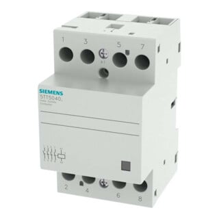 Siemens Indus.Sector Contacteur d'installation 40A, 4 pôles, 230VAC 5TT5840-0