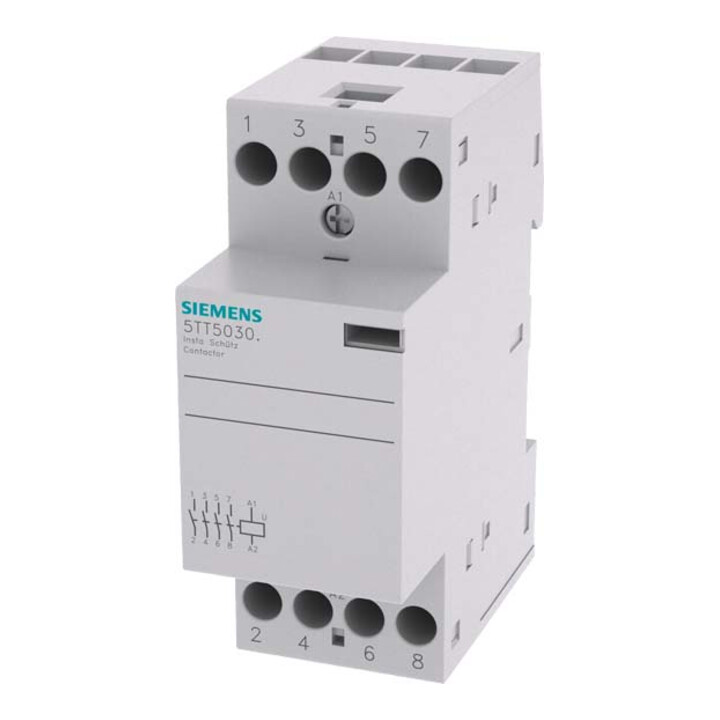 Siemens Indus.Sector Contacteur d'installation 4S 230VAC 25A 24ACDC 5TT5030-2
