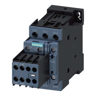 Siemens Indus.Sector Contactor 24VDC 11 kW/400 V 3p 3RT2026-1BB44