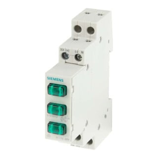 Siemens Indus.Sector Détecteur de phase T=70 mm, 3 lampes 230 V 5TE5802