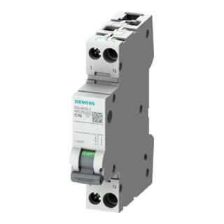 Siemens Indus.Sector Disjoncteur 230V 6kA 1+N pôles 5SL6016-6