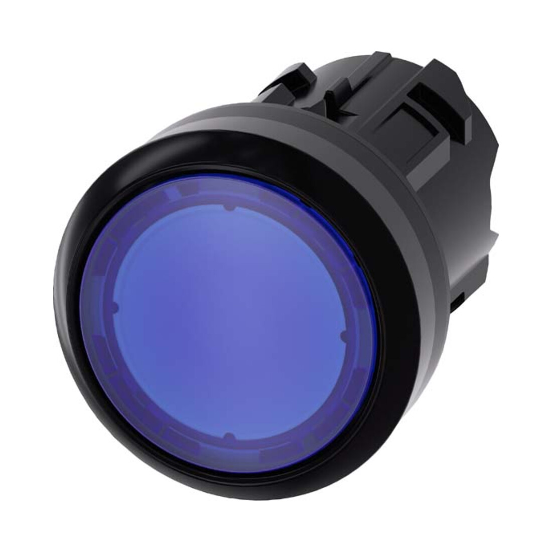 Siemens Indus.Sector Drucktaster 22mm, rund, blau 3SU1001-0AB50-0AA0