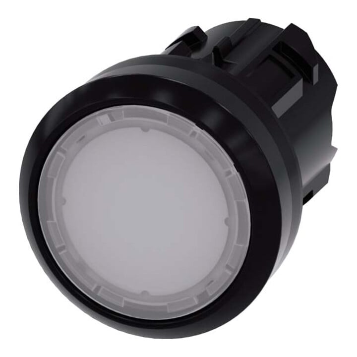Siemens Indus.Sector Drucktaster 22mm, rund, weiß 3SU1001-0AA60-0AA0
