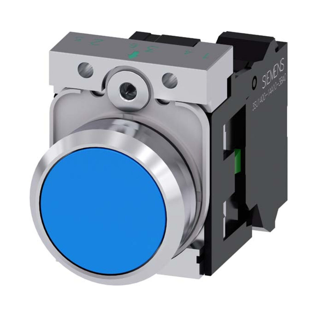 Siemens Indus.Sector Drucktaster Druckknopf, 1S 3SU1150-0AB50-3BA0