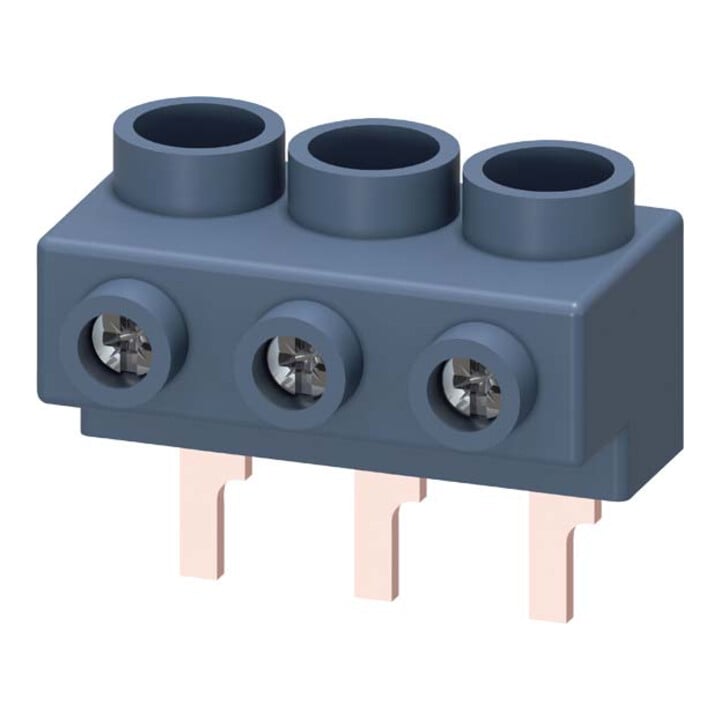 Siemens Indus.Sector Einspeiseklemme 3p. oben,Stift,S0/00 3RV1915-5A