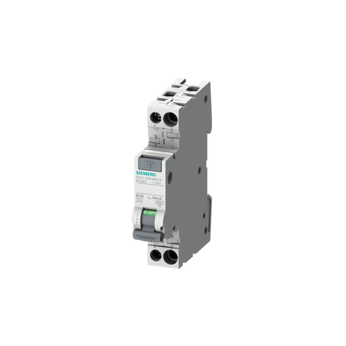 Siemens Indus.Sector FI/LS-Schalter kompakt Typ F, 30mA, B16 5SV1316-3KK16
