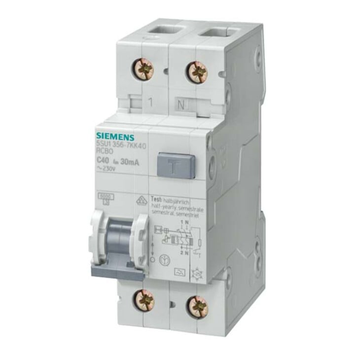 Siemens Indus.Sector FI/LS-Schalter Typ A, 30mA, B10 5SU1356-6KK10