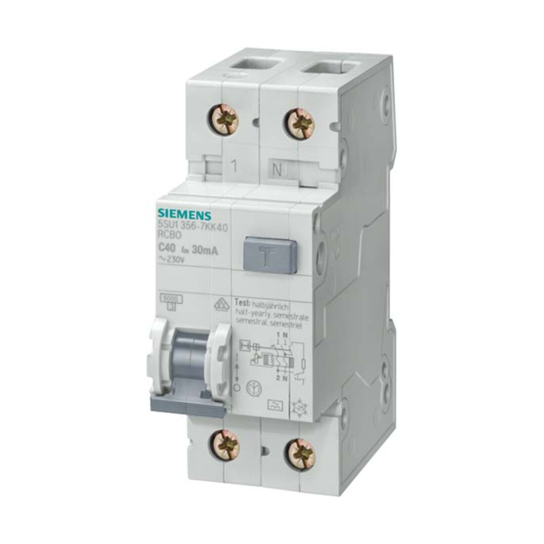 Siemens Indus.Sector FI/LS-Schalter Typ A, 30mA, B16 5SU1356-6KK16