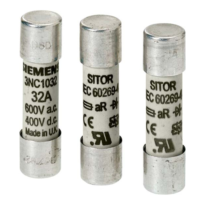 Siemens Indus.Sector Fusible cylindrique 16A, 600V A 3NC1016