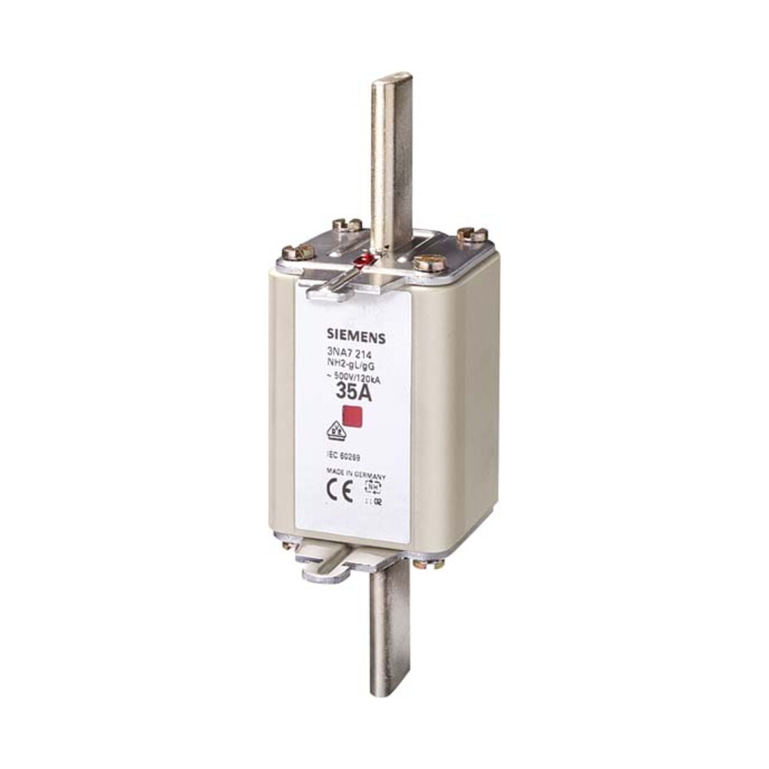 Siemens Indus.Sector Fusible NH G2 400A 500AC/440VDC 3NA7260