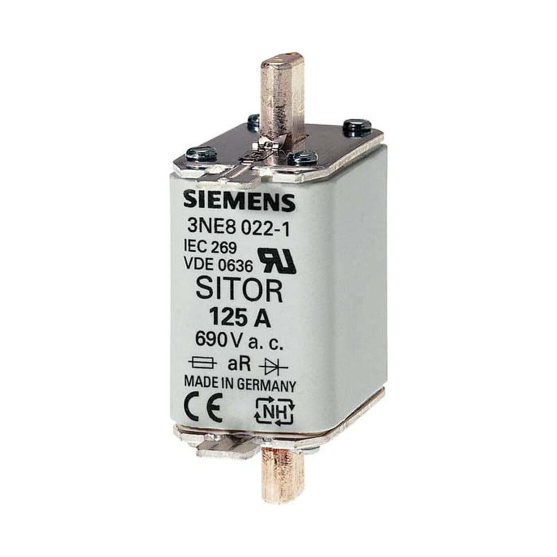 Siemens Indus.Sector Fusible Sitor 35A, 690VAC Gr.00 3NE8003-1