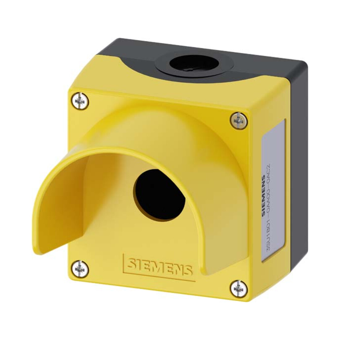 Siemens Indus.Sector Gehäuse f. Befehlsgeräte 22mm, rund 3SU1801-0AA00-0AC2