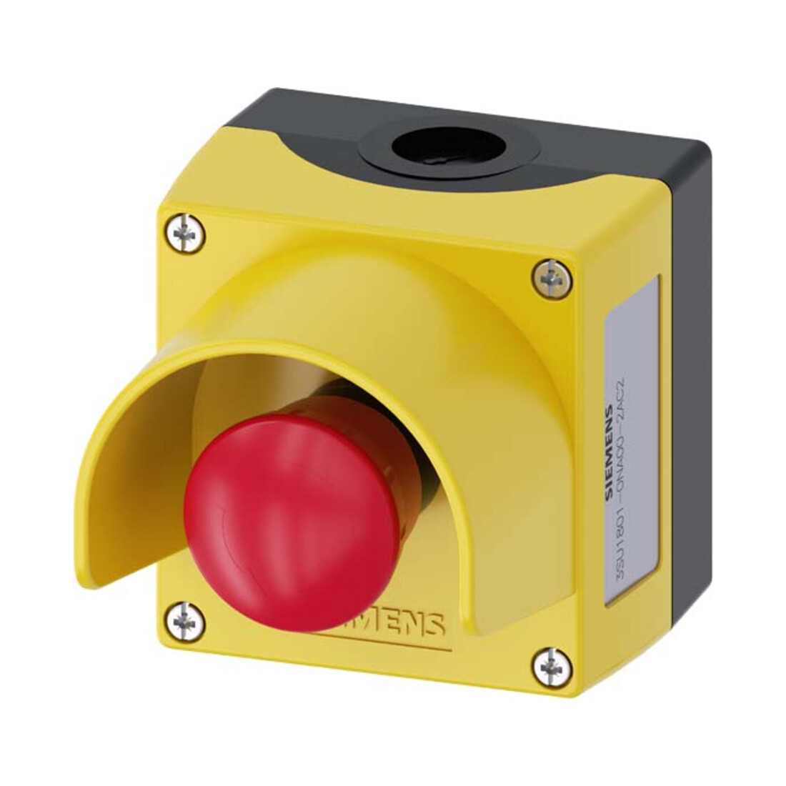 Siemens Indus.Sector Gehäuse f. Befehlsgeräte 22mm, rund 3SU1801-0NA00-2AC2