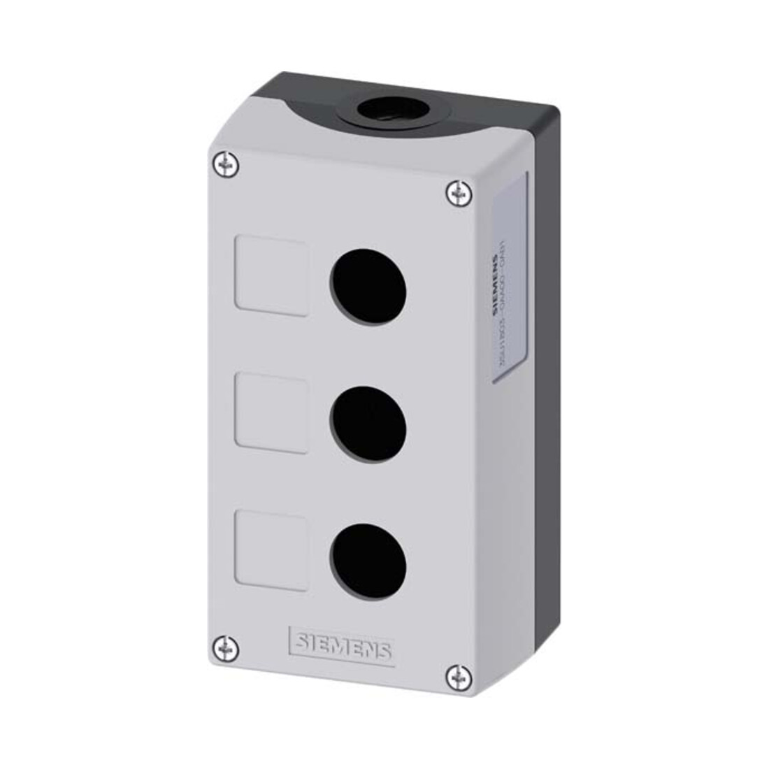 Siemens Indus.Sector Gehäuse f. Befehlsgeräte 22mm, rund 3SU1803-0AA00-0AB1