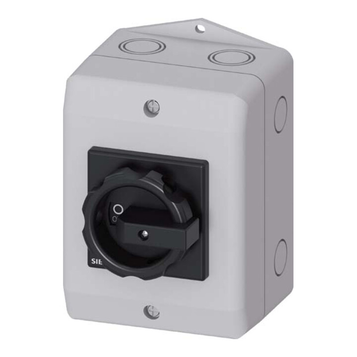 Siemens Indus.Sector Haupt-/Not-Aus-Schalter 1N+1PE 3p. 16A 7,5kW 3LD2064-0TB51
