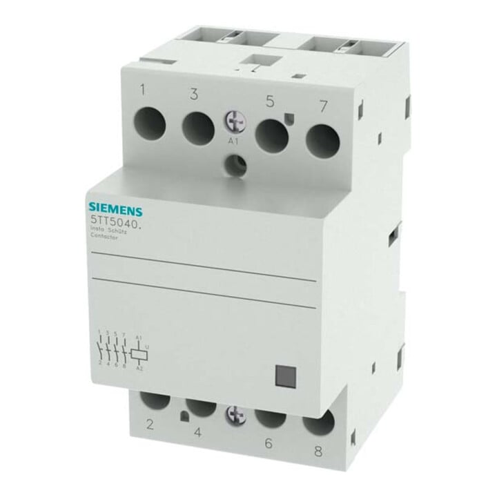 Siemens Indus.Sector Installationsschütz 4S 230VAC 40A 220VDC 5TT5040-0
