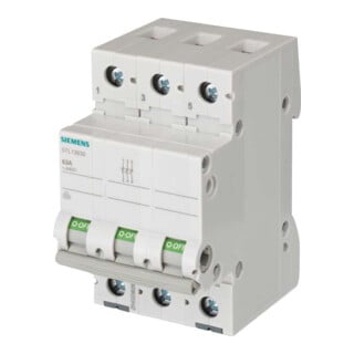 Siemens Indus.Sector Interrupteur 63A, 3 pôles 5TL1363-0