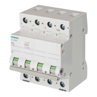 Siemens Indus.Sector Interrupteur 63A, 3 pôles + N 5TL1663-0