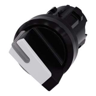 Siemens Indus.Sector Interrupteur à bouton 22 mm, rond, blanc 3SU1002-2BF60-0AA0