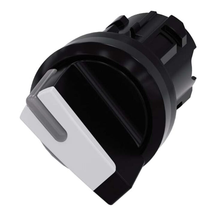 Siemens Indus.Sector Interrupteur à bouton 22 mm, rond, blanc 3SU1002-2BF60-0AA0