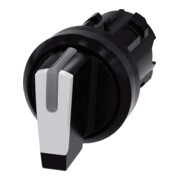 Siemens Indus.Sector Interrupteur à bouton moleté 22 mm, rond, noir 3SU1002-2BM60-0AA0-1